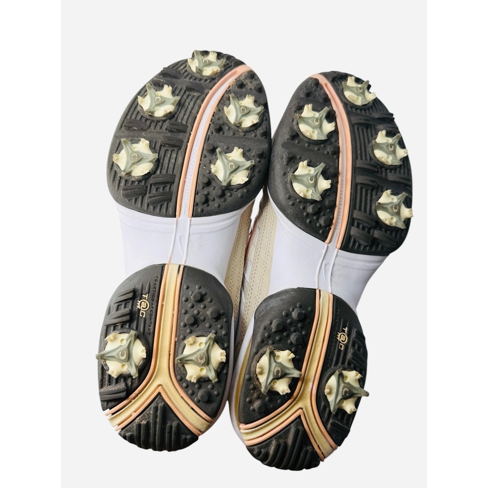 Nike Air Brassie Golf Shoes Size 8.5 Women's White & Pink BEAUTIFUL 🤍🩷🤍 - Picture 6 of 10